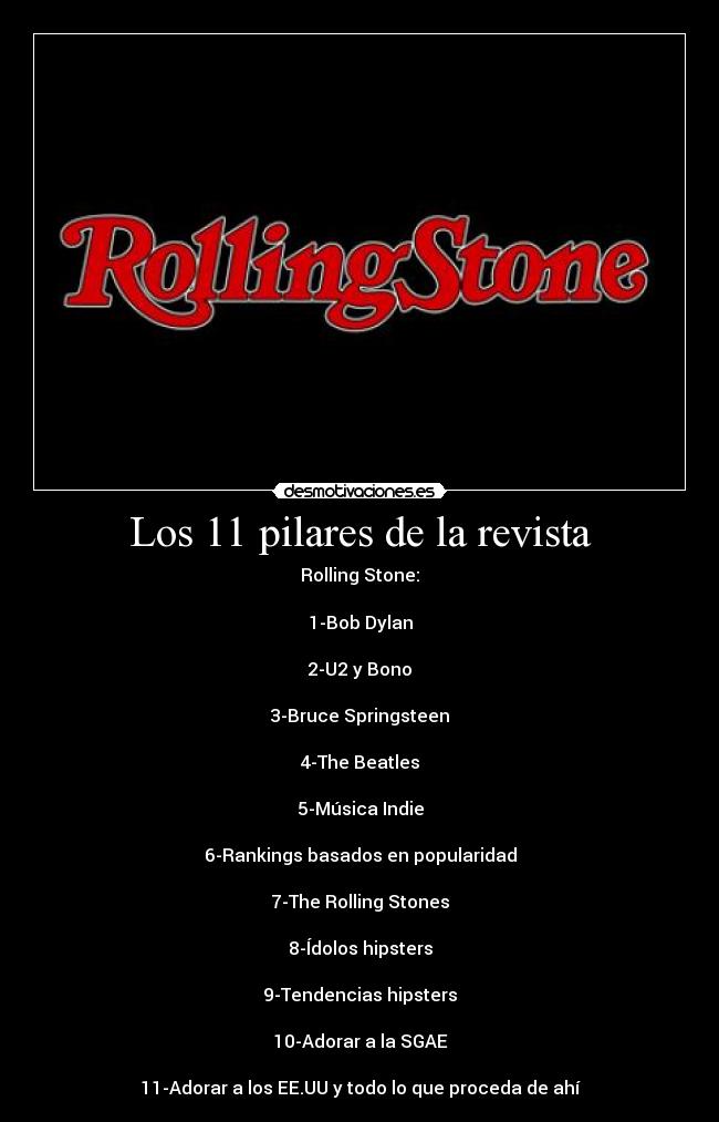 Los 11 pilares de la revista -