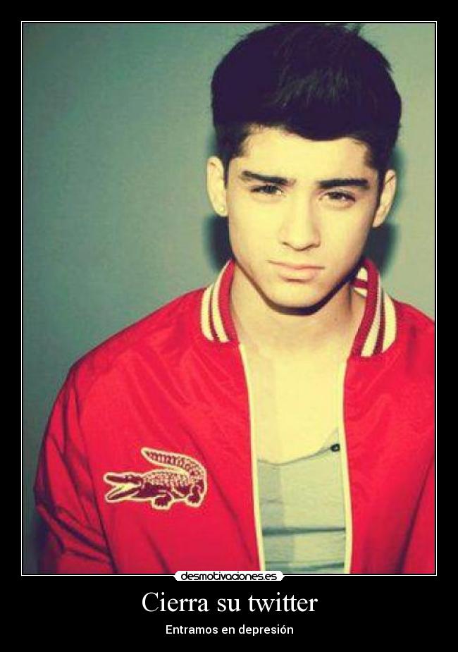 Cierra su twitter - Entramos en depresión