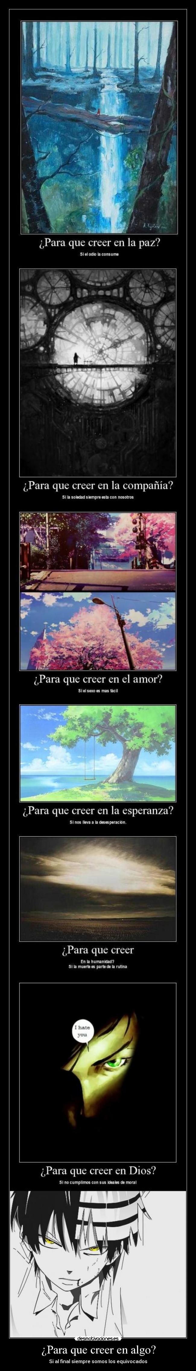 carteles anime soul eater megacartel desmotivaciones