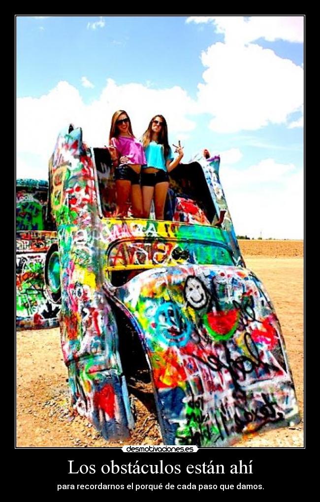 carteles obstaculos obstaculo desmotivaciones