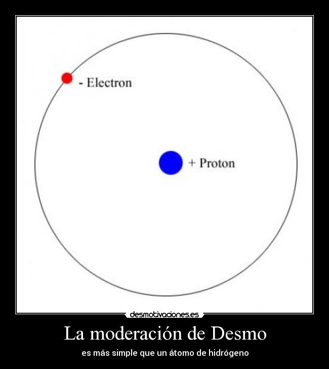 La moderación de Desmo -