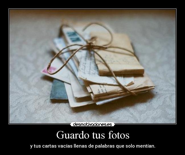 Guardo tus fotos - 