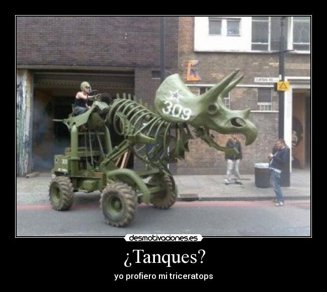 ¿Tanques? - 