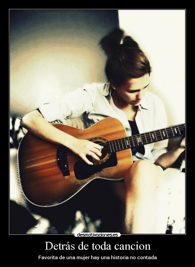 Detrás de toda cancion - Favorita de una mujer hay una historia no contada