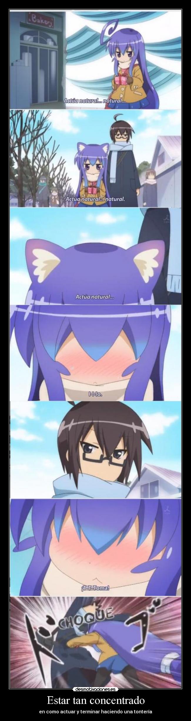 Estar tan concentrado -