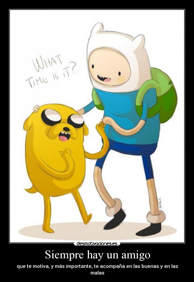 carteles adventure time finn jake desmotivaciones