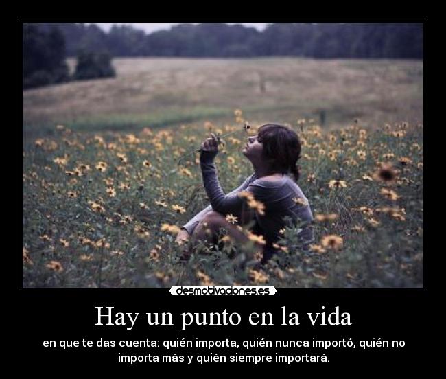 Hay un punto en la vida -