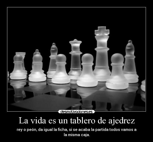La vida es un tablero de ajedrez - 