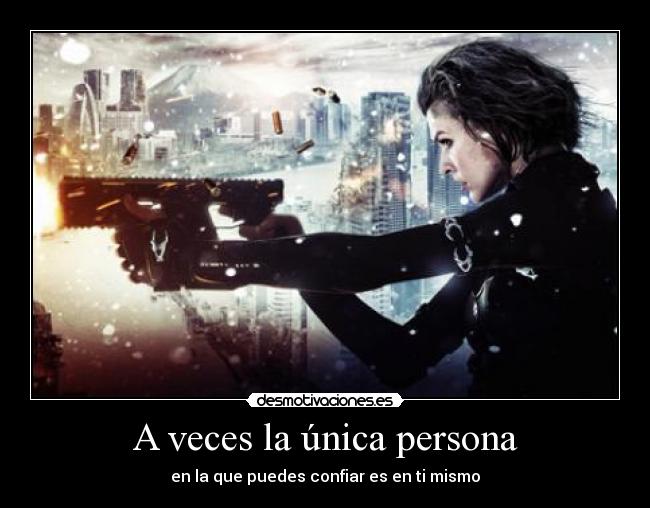 A veces la única persona - 