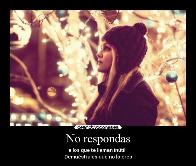 No respondas - 