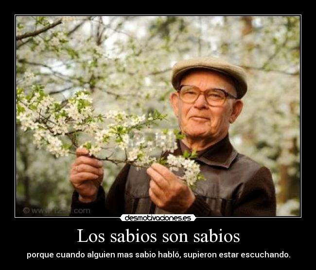 Los sabios son sabios - 