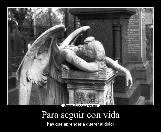 carteles vida cementerio angel vida dolor muerte desmotivaciones