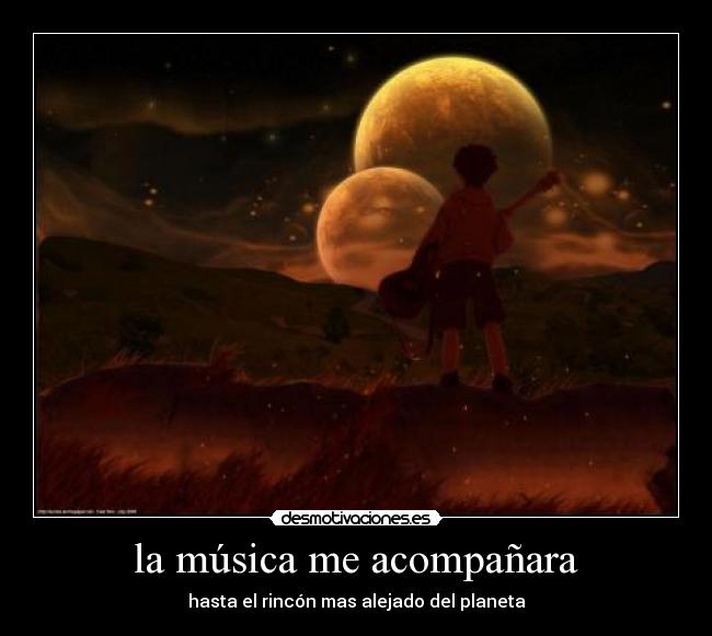 la música me acompañara - 