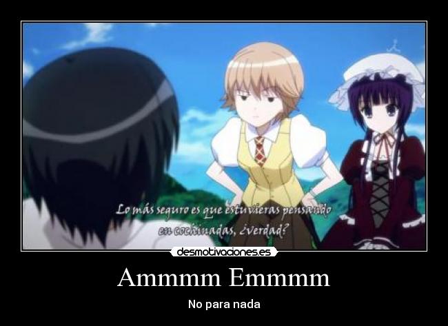 Ammmm Emmmm - No para nada