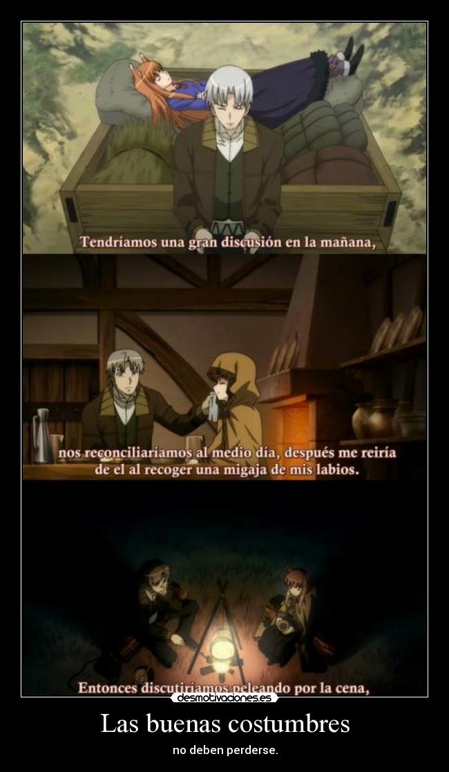 Las buenas costumbres -