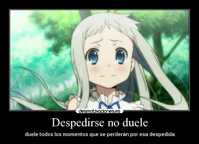 Despedirse no duele -