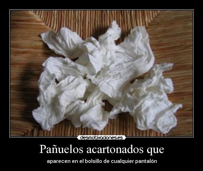 Pañuelos acartonados que - 