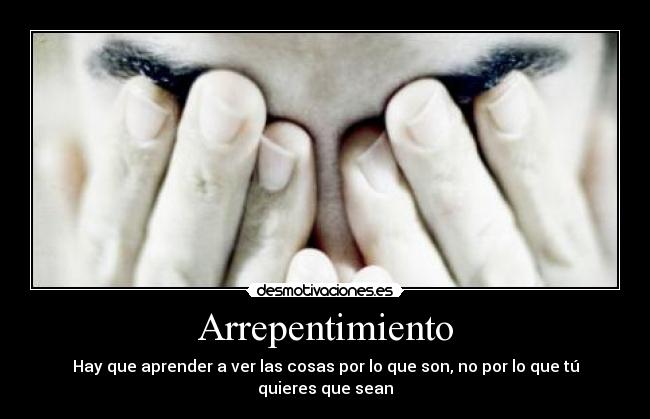 Arrepentimiento -