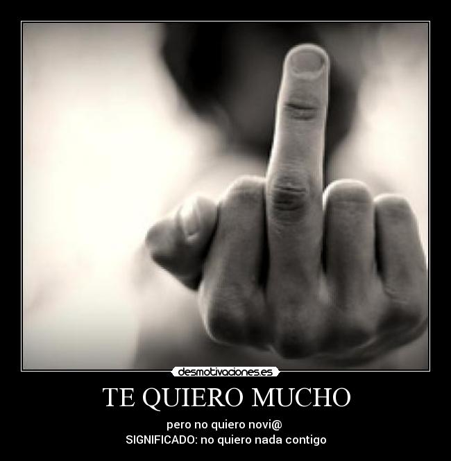 TE QUIERO MUCHO - 