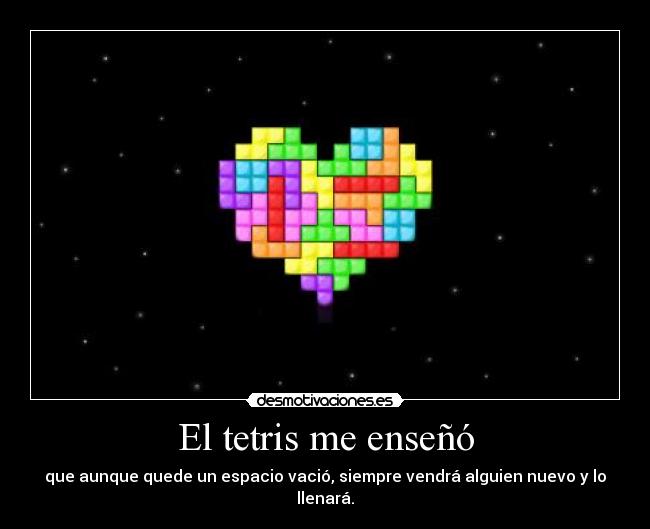 El tetris me enseñó - 