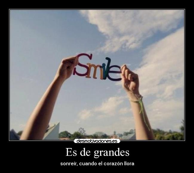 Es de grandes - 