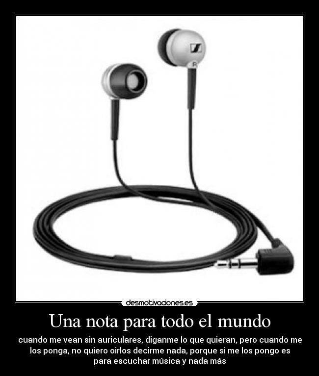 Una nota para todo el mundo -