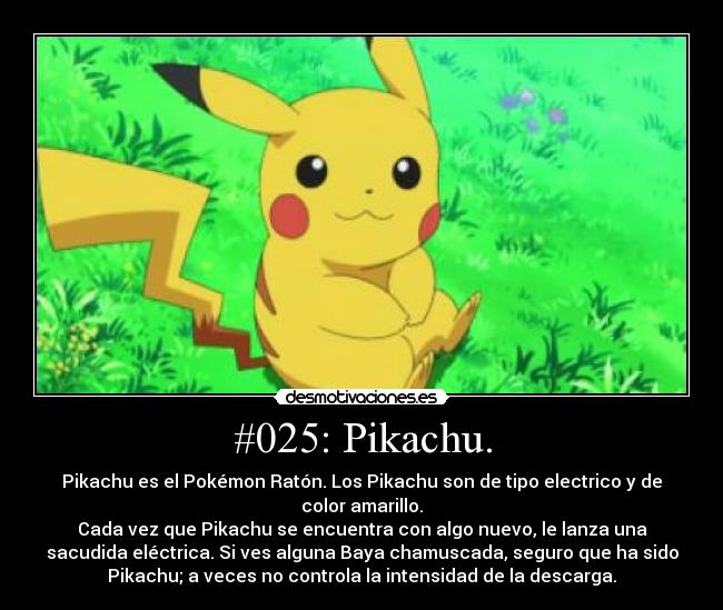 #025: Pikachu. - 