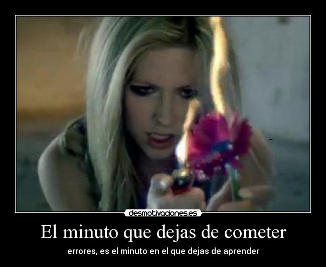 El minuto que dejas de cometer - 