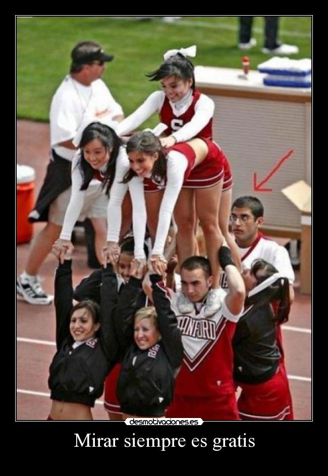 Mirar siempre es gratis -