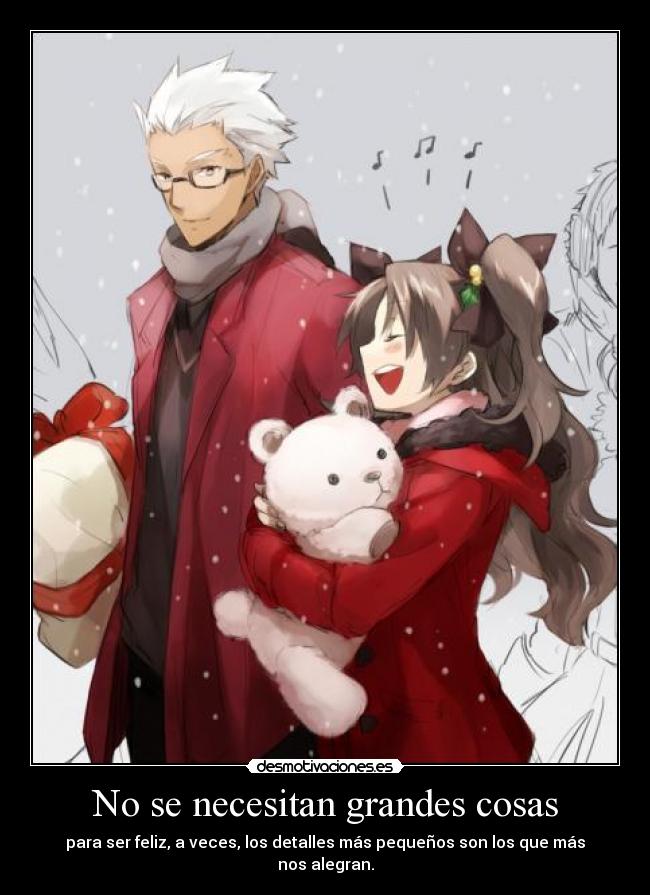 No se necesitan grandes cosas - 