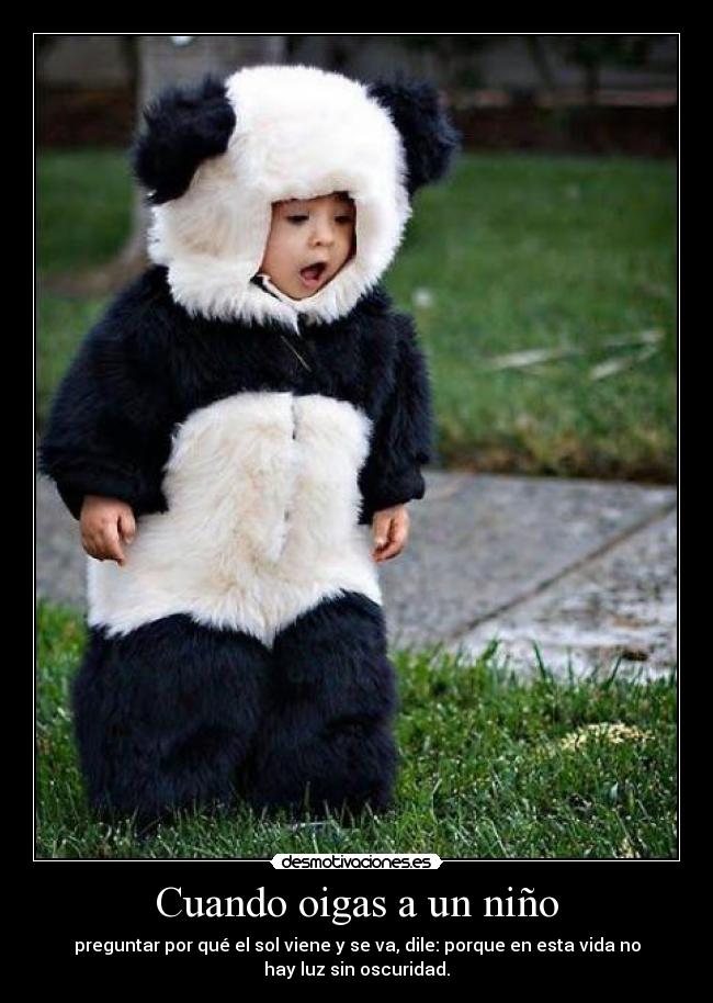Cuando oigas a un niño -