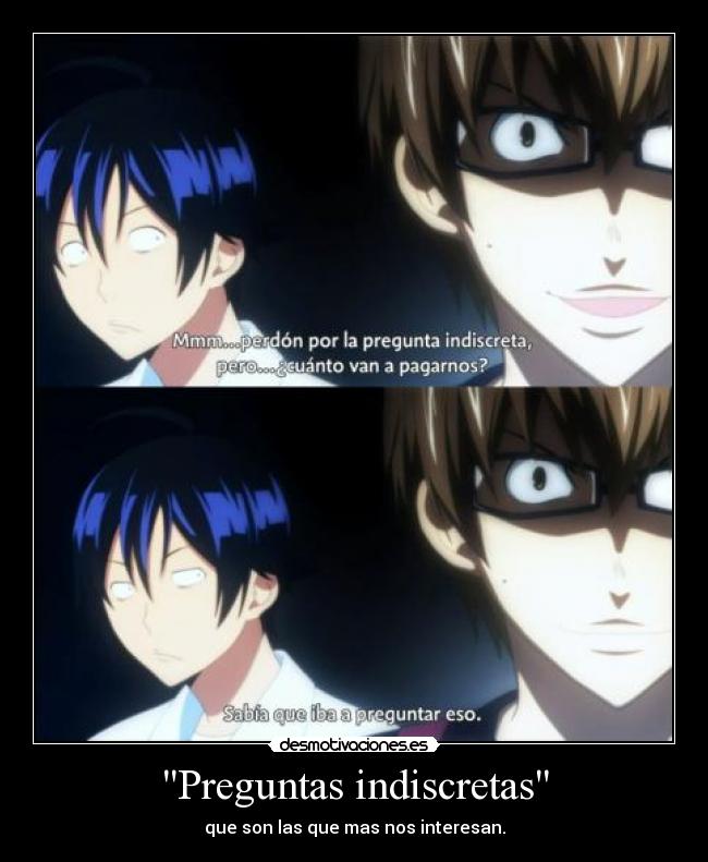 Preguntas indiscretas -