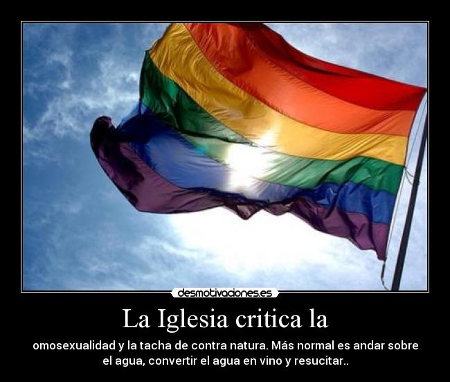 La Iglesia critica la -