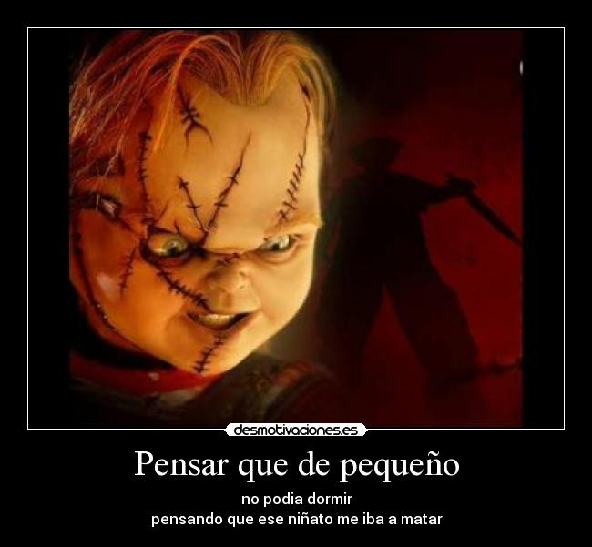 Pensar que de pequeño - 