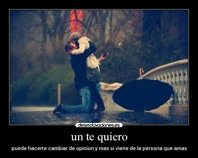 un te quiero -