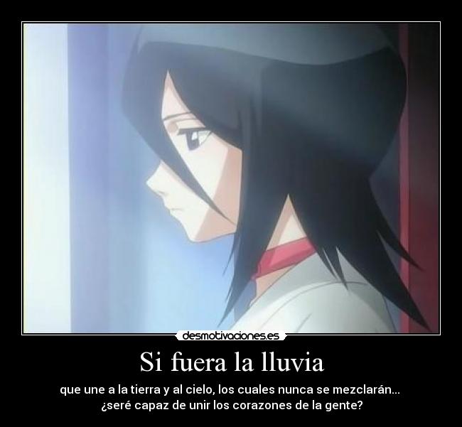 Si fuera la lluvia -