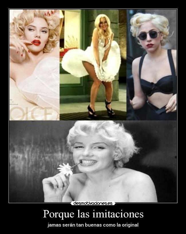 carteles marilyn desmotivaciones