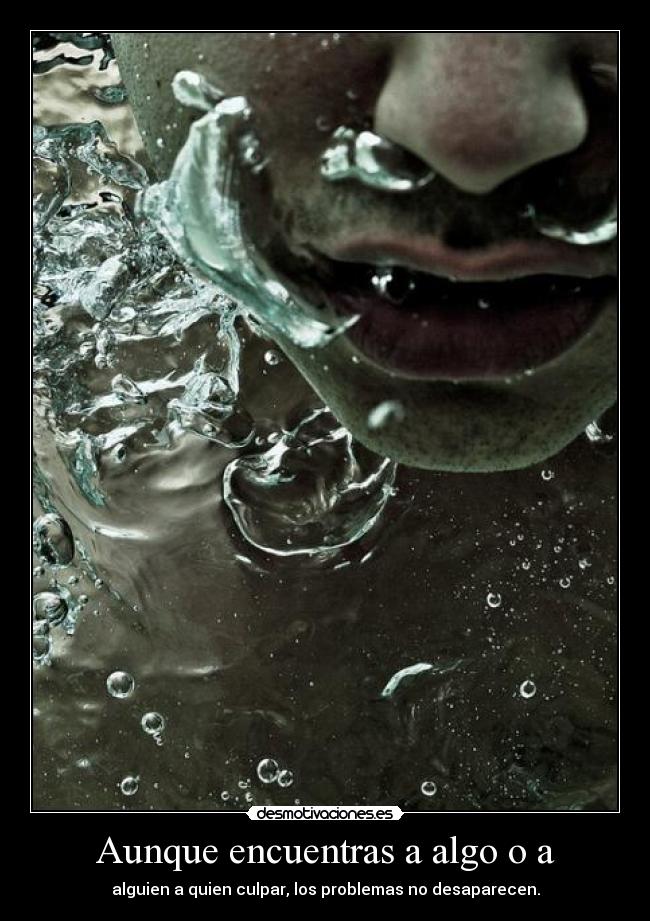 Aunque encuentras a algo o a -