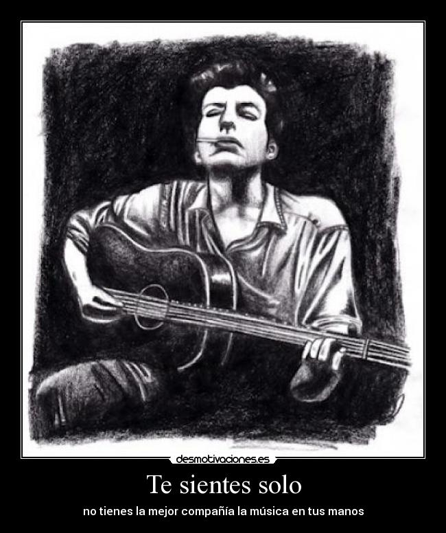 Te sientes solo - no tienes la mejor compañía la música en tus manos