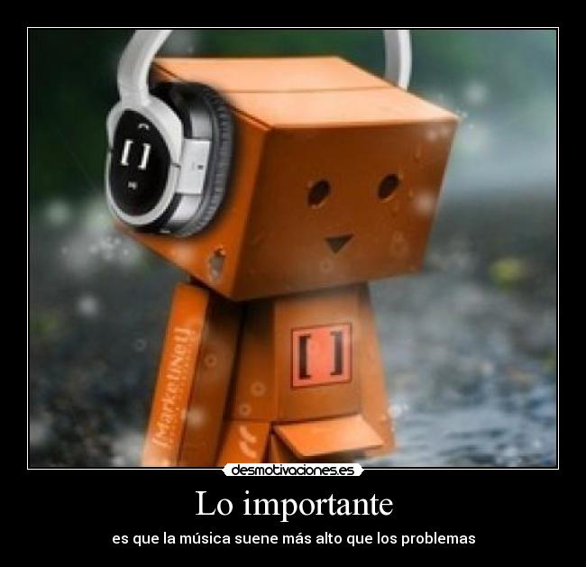 Lo importante -