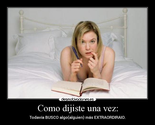 carteles bridget jones busco alguien mas extraordinario desmotivaciones