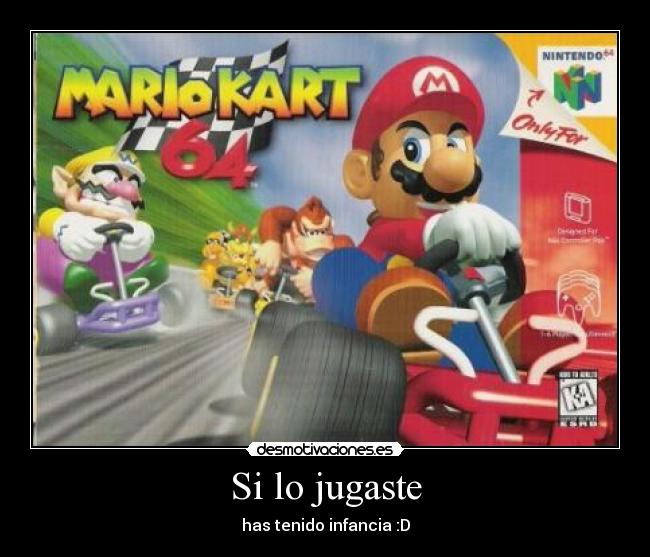 carteles infancia mario kart mariokart nintendo desmotivaciones