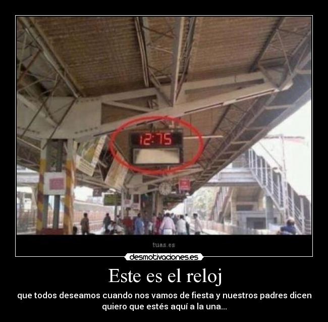 Este es el reloj -
