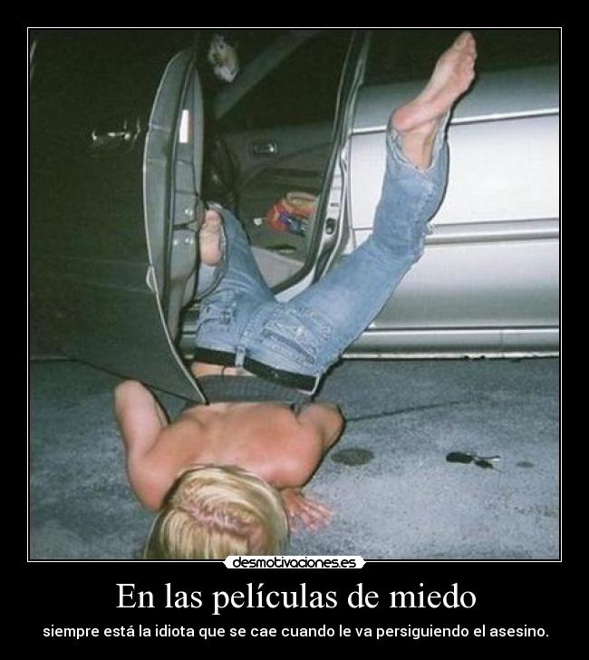 En las películas de miedo - 