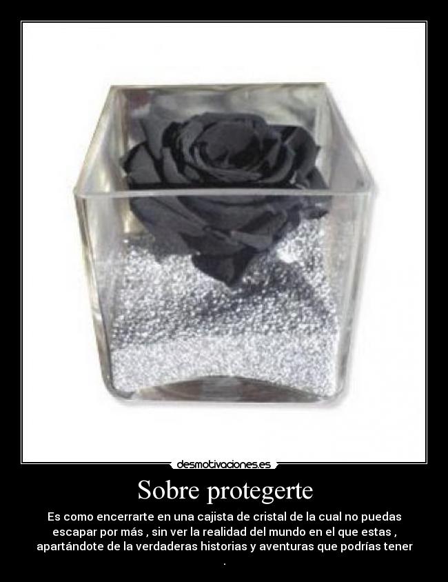 Sobre protegerte - 