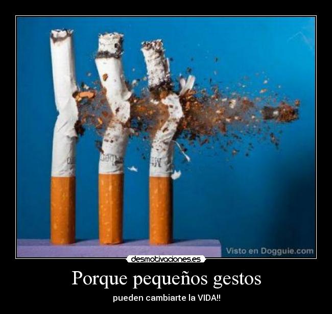 Porque pequeños gestos - pueden cambiarte la VIDA!!