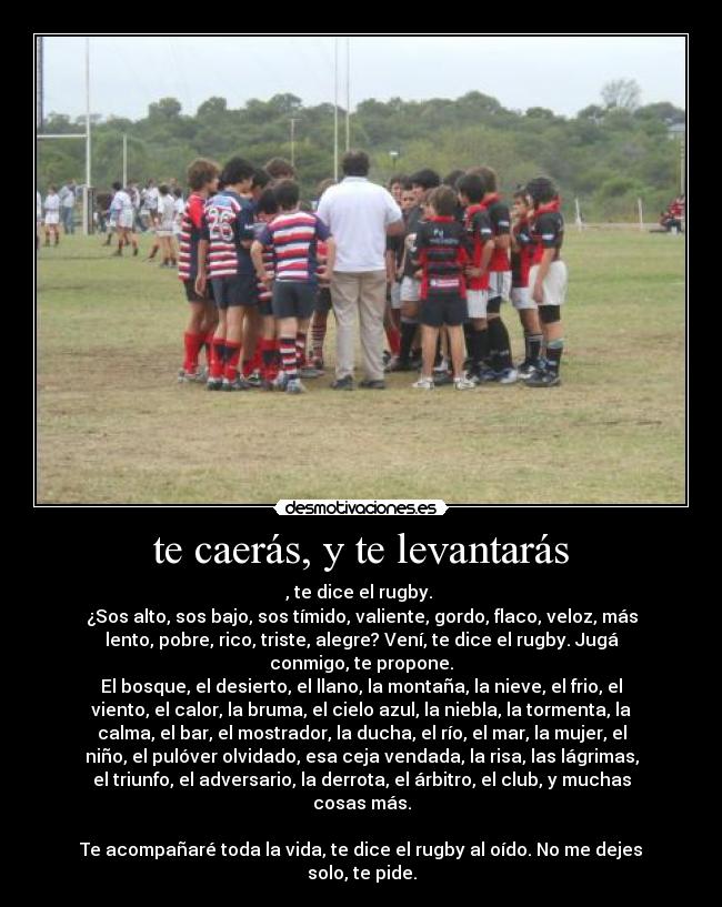 carteles rugby desmotivaciones