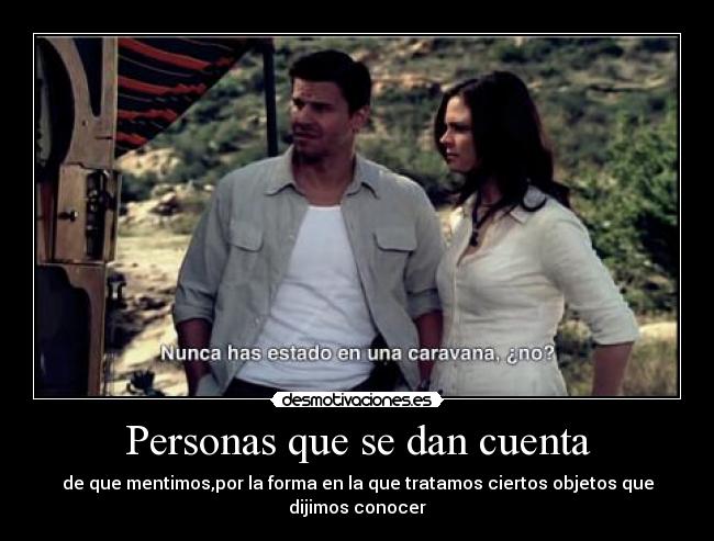 Personas que se dan cuenta -