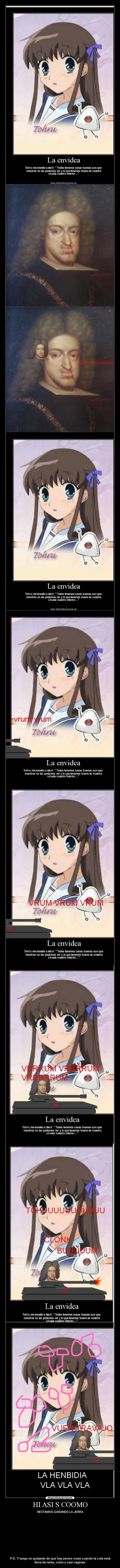 HI ASI S COOMO - HESTAMOS GANANDO LA JERRA
P.D.: Y luego se quejarán de que hay penes rosas cuando la cola está
llena de tetas, culos y casi vaginas.