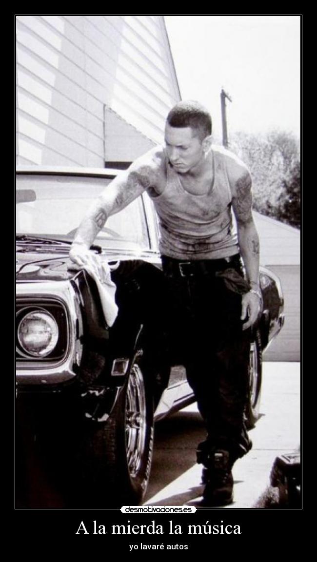 carteles musica dooby eminem desmotivaciones